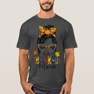 Camiseta Un Divertido Desordenado Bun De Mamá Que Cae En El