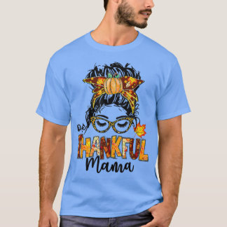 Camiseta Un Divertido Desordenado Bun De Mamá Que Cae En El