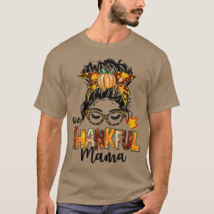 Camiseta Un Divertido Desordenado Bun De Mamá Que Cae En El
