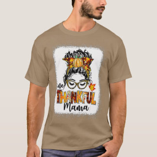 Camiseta Un Divertido Desordenado Bun De Mamá Que Cae En El