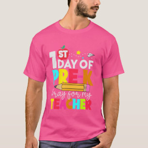 Camiseta Un divertido primer día de rezo previo para mi pro