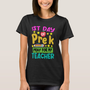Camiseta Un divertido primer día de rezo previo para mi pro