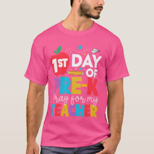 Camiseta Un divertido primer día de rezo previo para mi pro