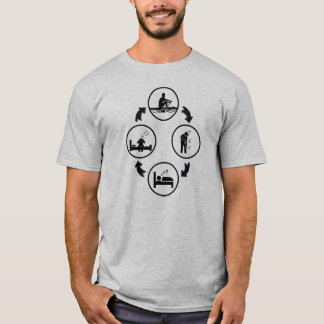 Camiseta Un divertido regalo de remo, El ciclo de remo