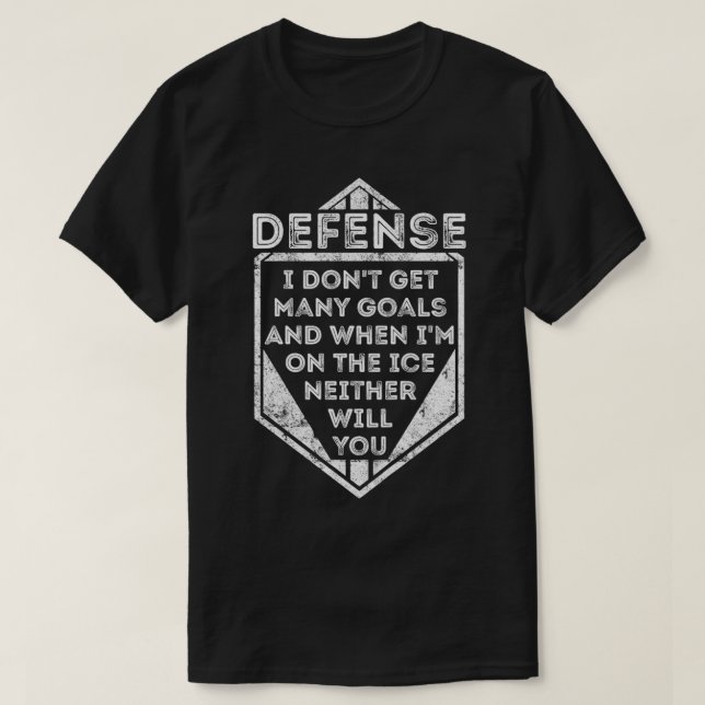 Camiseta Un divertido regalo para un jugador defensor de ho (Diseño del anverso)