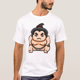 Camiseta Un divertido sumo japonés