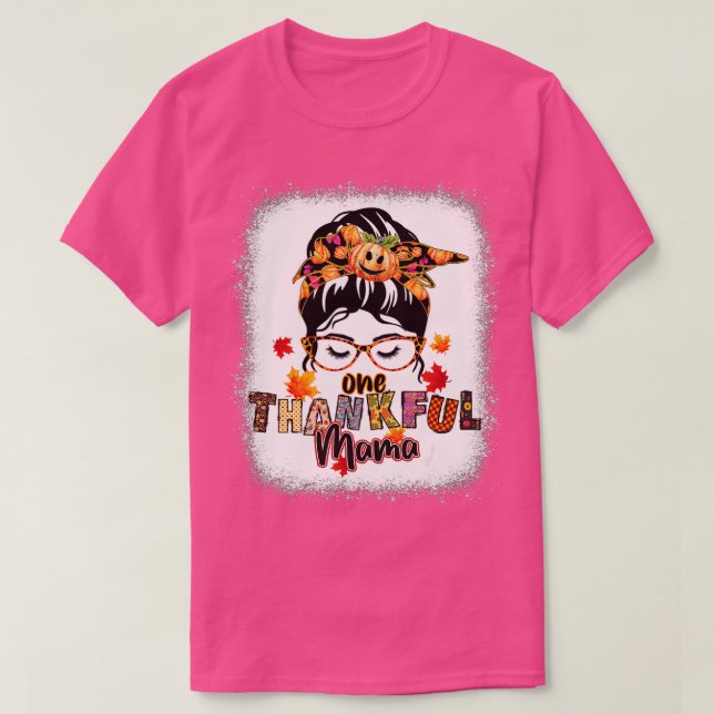 Camiseta Un divertido y divertido bollo de la mamá en otoño (Diseño del anverso)