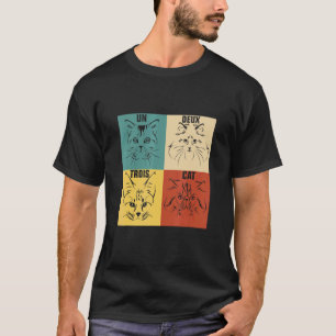 Camiseta Un Dos Tres Gato Adopción de Mascota Adorable Gati