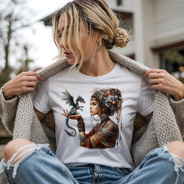 Camiseta Un dragón en la mano