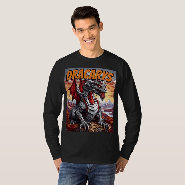 Camiseta Un Dragón Majestuoso - Dracarys (Anverso completo)