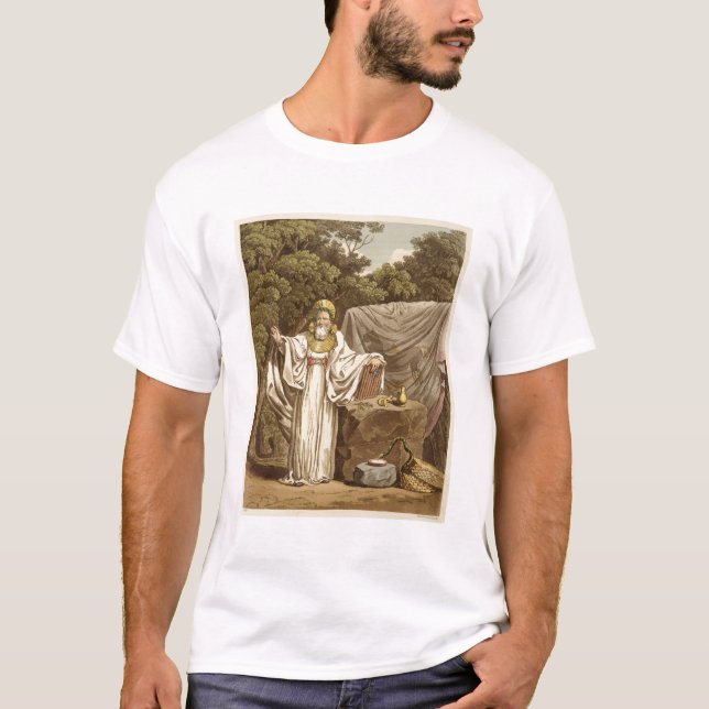 Camiseta Un druida del arco en su hábito judicial, grabado (Anverso)