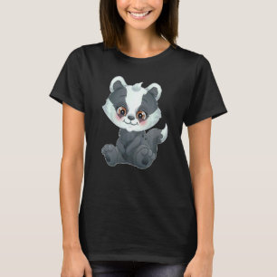 Camiseta Un dulce habitante del bosque animal tejón honeyda