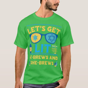 Camiseta Un Dulce Hanukkah Famoso Que Consiga La Menorah L