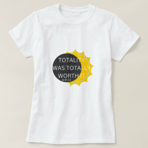 Camiseta un eclipse solar de por vida que vale dos veces