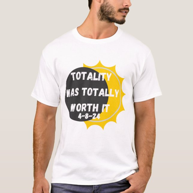 Camiseta un eclipse solar de por vida que vale dos veces (Anverso)