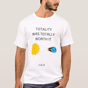 Camiseta un eclipse solar de por vida que vale dos veces