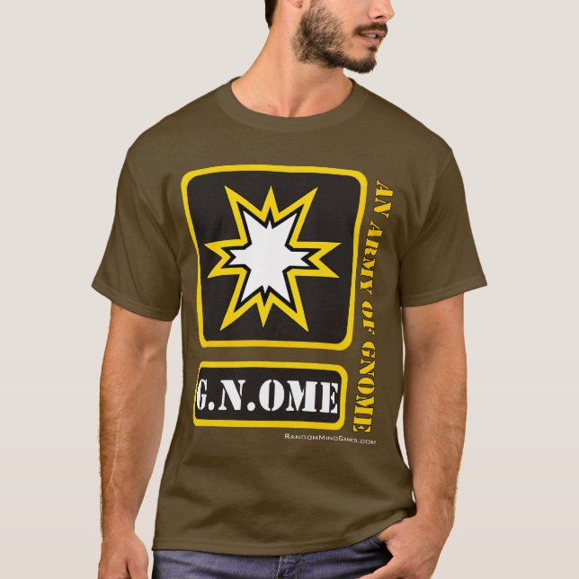 Camiseta Un ejército de gnomo (Anverso)