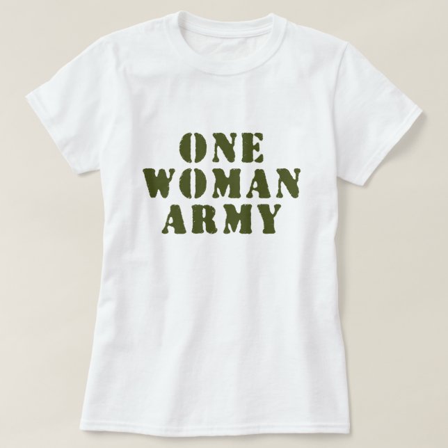 CAMISETA UN EJÉRCITO MUJER (Diseño del anverso)
