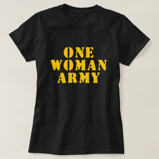 CAMISETA UN EJÉRCITO MUJER (Diseño del anverso)