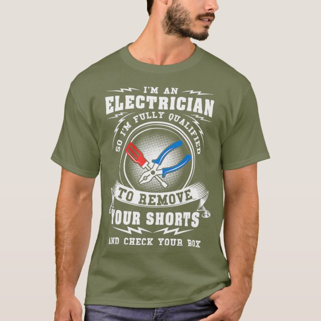 Camiseta Un Electricista Gracioso Para (Anverso)