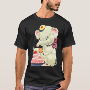 Camiseta Un elefante lindo, sólo una Chica que ama a las mu