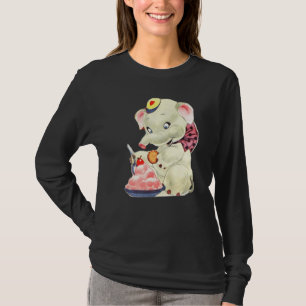 Camiseta Un elefante lindo, sólo una Chica que ama a las mu