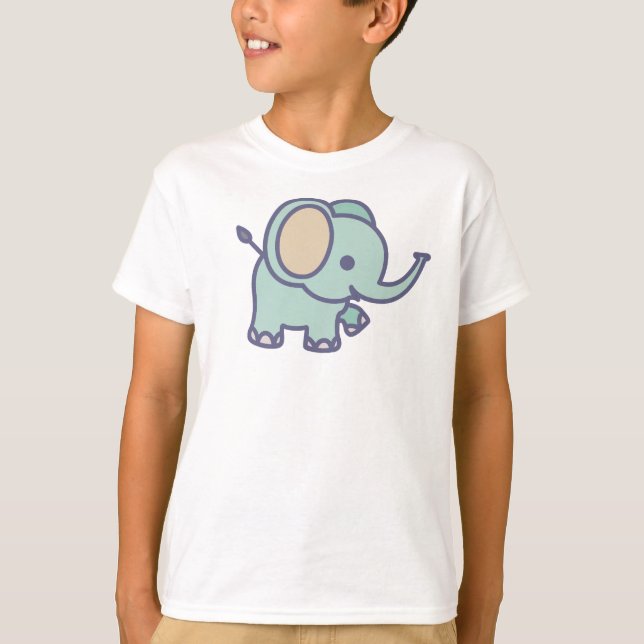 Camiseta Un elefante pequeño (Anverso)