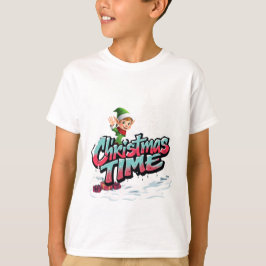 Camiseta Un elfo personalizado alegre