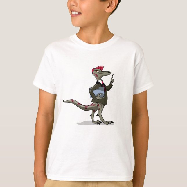 Camiseta Un empleado de Iguanodon Personalizado. (Anverso)