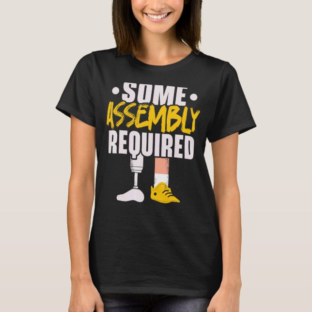 Camiseta Un Ensamblado Requiere Amputación Amputada Surger (Anverso)