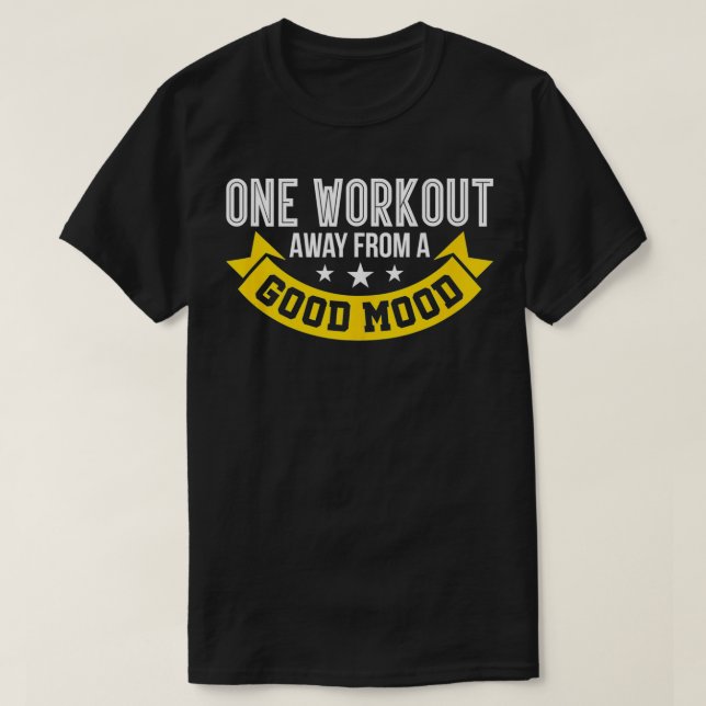 Camiseta Un entrenamiento Lejos De Un Buen Motivati De Curs (Diseño del anverso)