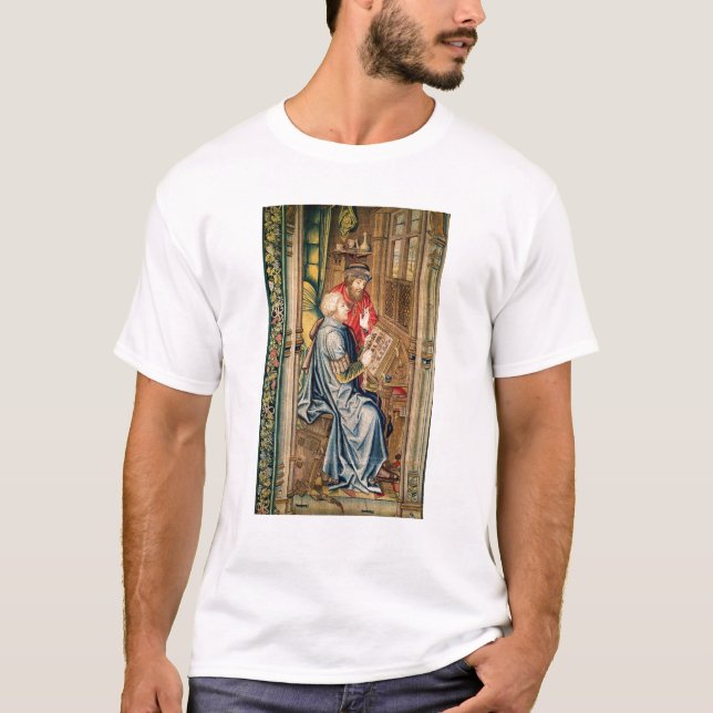 Camiseta Un escribano que escribe una cuenta (Anverso)