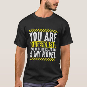 Camiseta Un escritor gracioso entrega Chiste de autor de co
