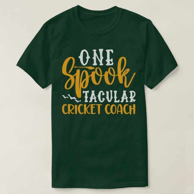 Camiseta Un espectacular entrenador de críquet (Diseño del anverso)