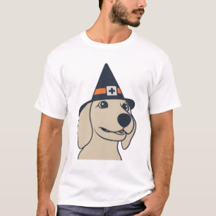 Camiseta Un espeluznante perro de enfermería para los amant
