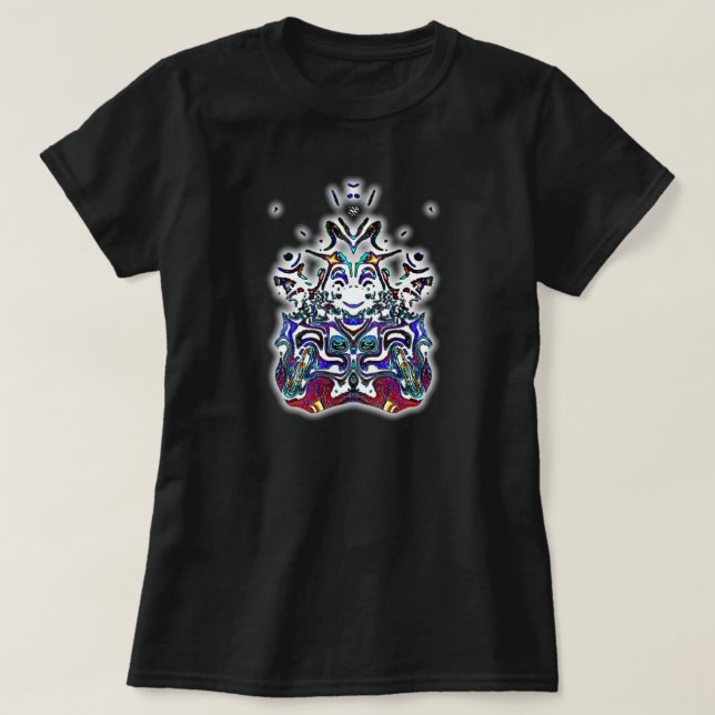 Camiseta Un espíritu sonriente de colores v2 (Diseño del anverso)