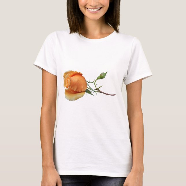 Camiseta Un esqueje de rosa único      (Anverso)