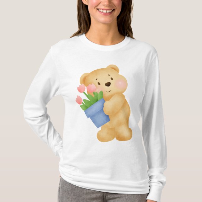 Camiseta Un estilo de peluche (Anverso)