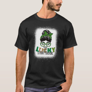 Camiseta Un estudiante afortunado que enseña a St Patricks