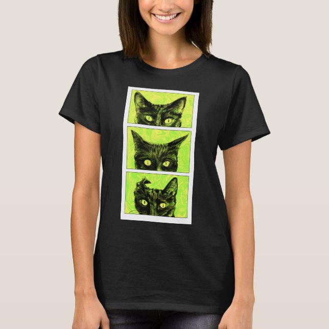 Camiseta Un estudio de los oídos de gato (Anverso)