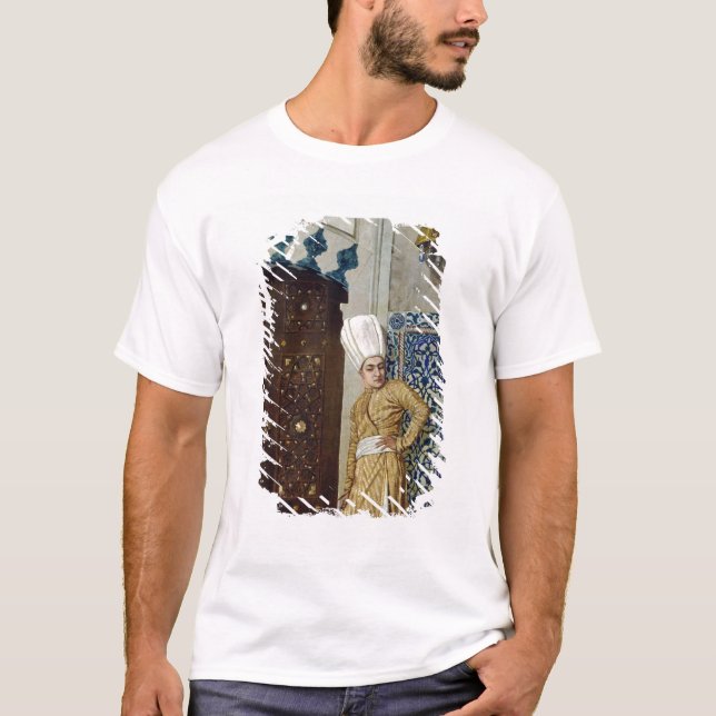 Camiseta Un eunuco antes de la puerta del harem (Anverso)