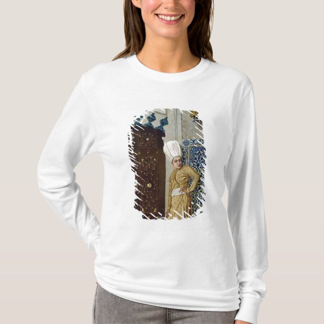 Camiseta Un eunuco antes de la puerta del harem (Anverso)