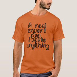 Camiseta Un Experto En Reel Puede Abordar Los Gráficos Vect