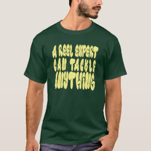 Camiseta Un Experto En Reel Puede Abordar Los Gráficos Vect