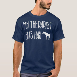 Camiseta Un extraño amante de los caballos regala mi terap