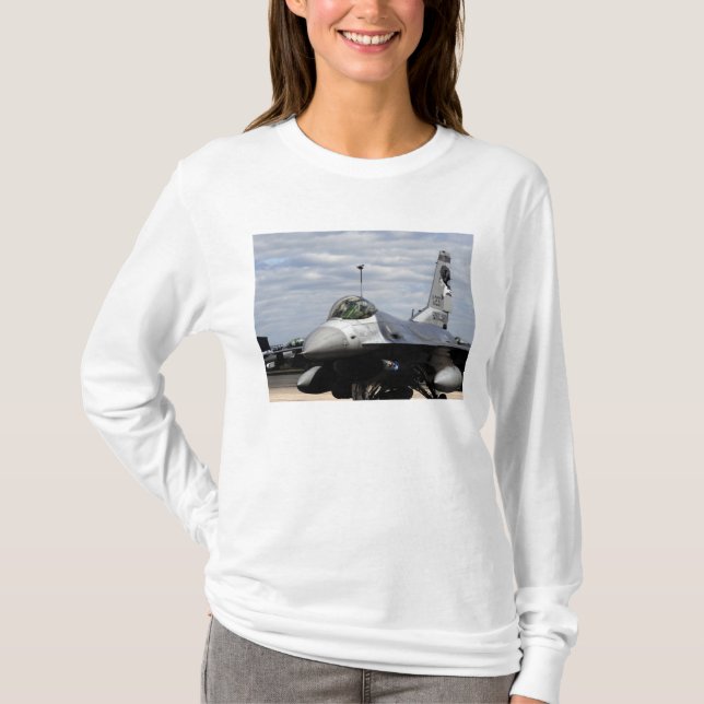 Camiseta Un F-16 contra el Halcón (Anverso)