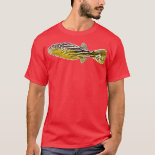 Camiseta Un Fahaka Nile Pufferfish Blanco Alternativo Diseñ