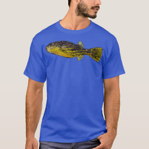 Camiseta Un Fahaka Nile Pufferfish Negro diseño alternativo