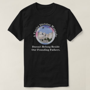 Camiseta Un fascista no pertenece a los padres fundadores