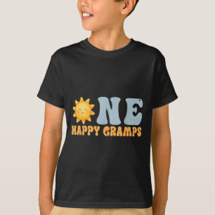 Camiseta Un feliz abuelo del cumpleaños primer viaje alrede